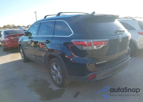 2014 Toyota Highlander Limited V6 из США, поврежденный, VIN 5TDYKRFH1ES024228